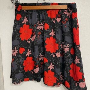 ModCloth Floral Compañia Fantastica Skirt